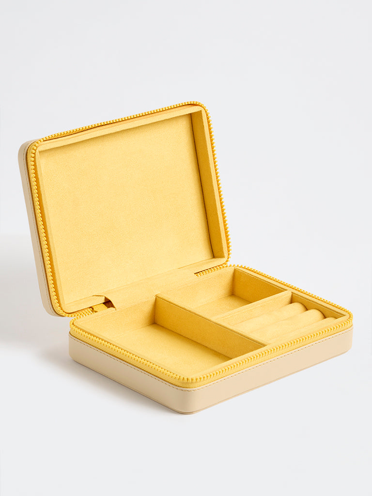 Westside Home Ivory Rectangular Jewellery Box