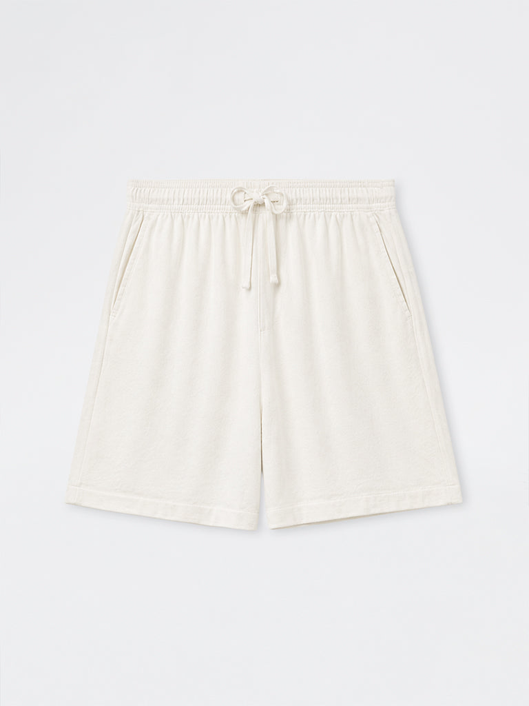ETA Off-White Relaxed-Fit Mid-Rise Shorts