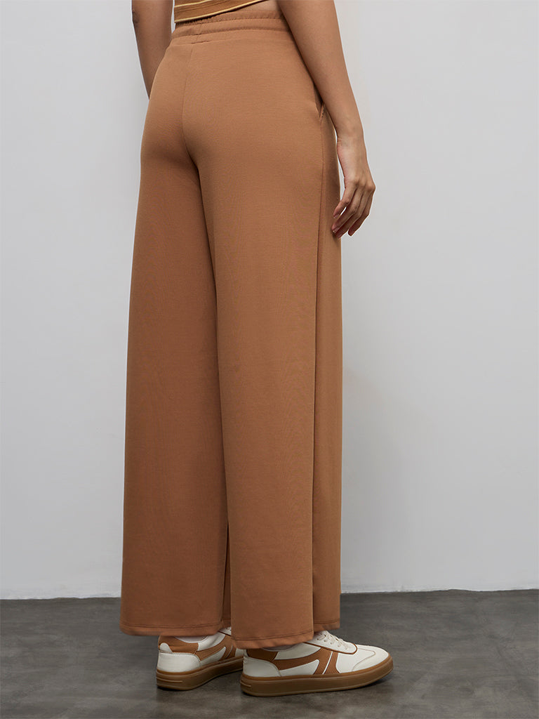 Nuoflexx Brown High-Rise Pants