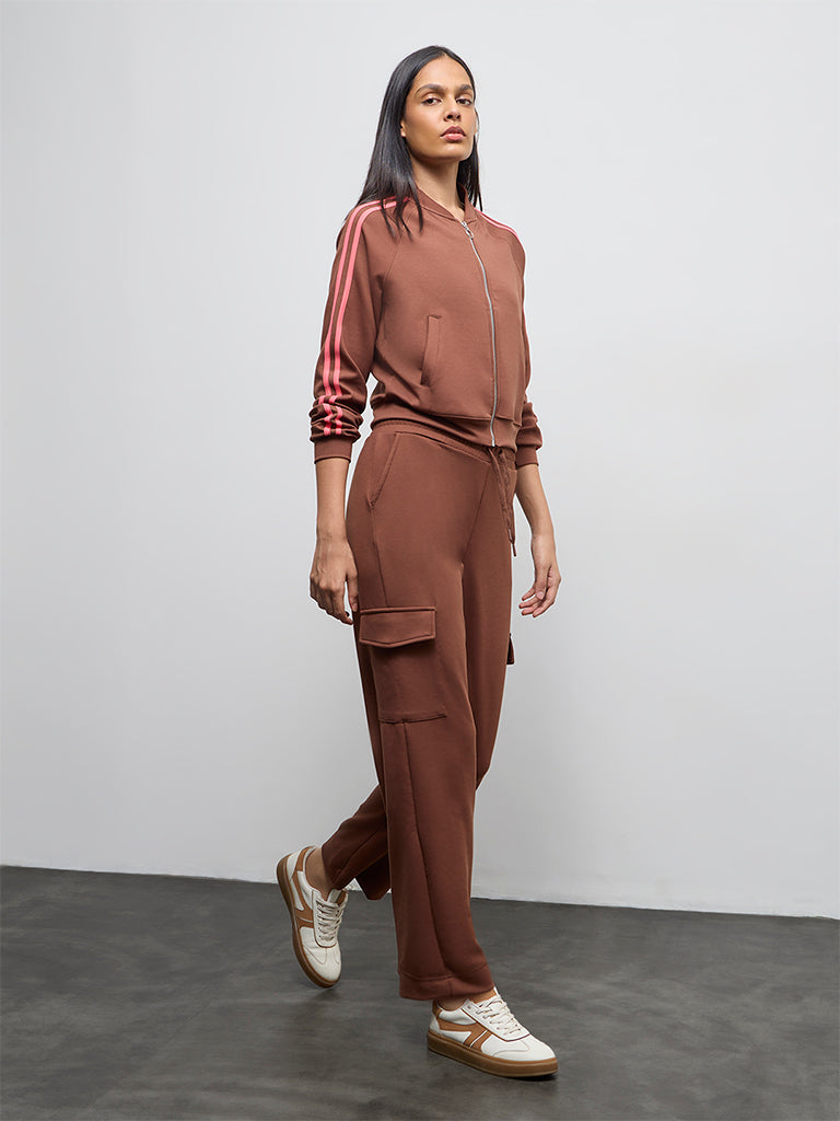 Nuoflexx Brown High-Rise Pants