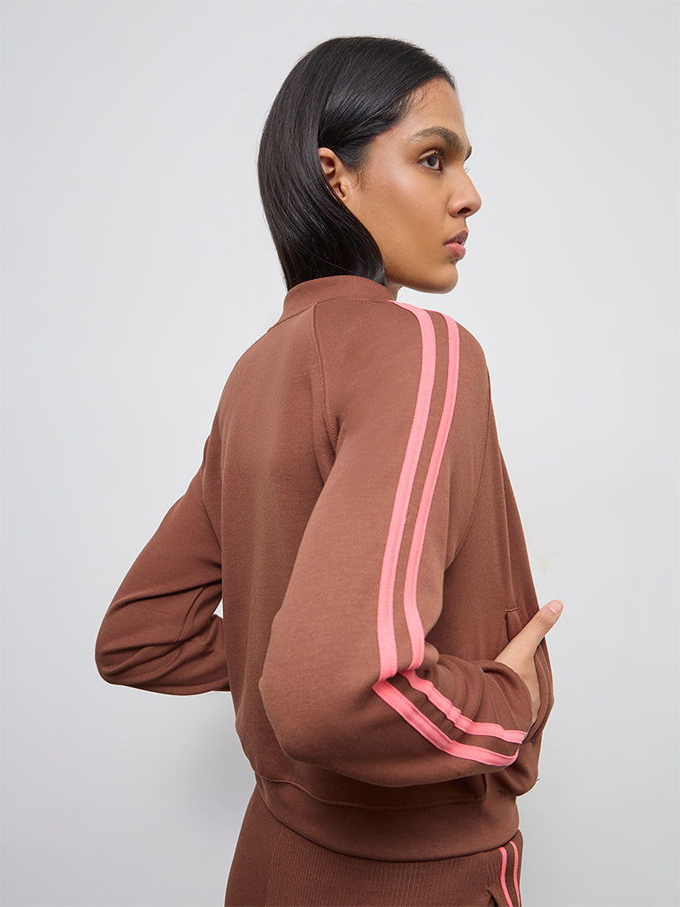 Nuoflexx Brown Striped Jacket