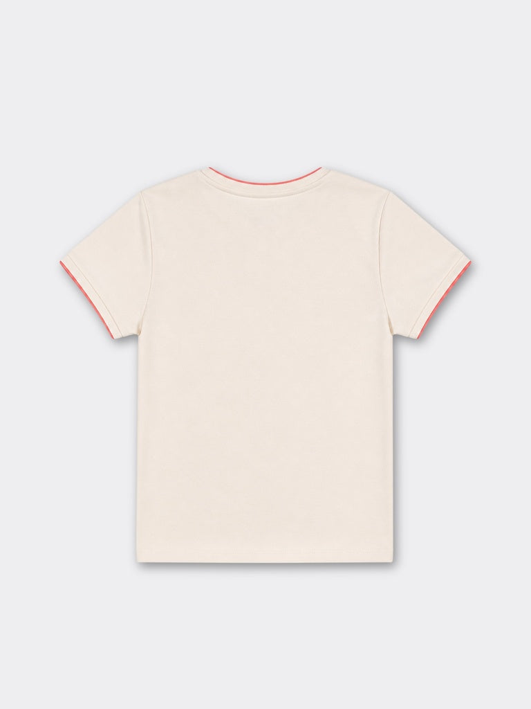 Nuoflexx Cream Solid T-Shirt
