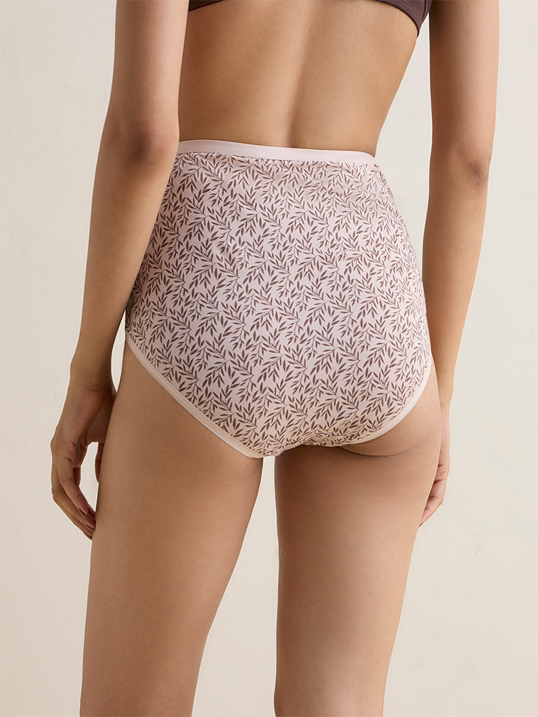 Wunderlove 3-Pack Printed Cotton-Blend Full Briefs