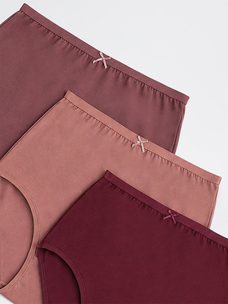 Wunderlove 3-Pack Cotton-Blend Full Briefs