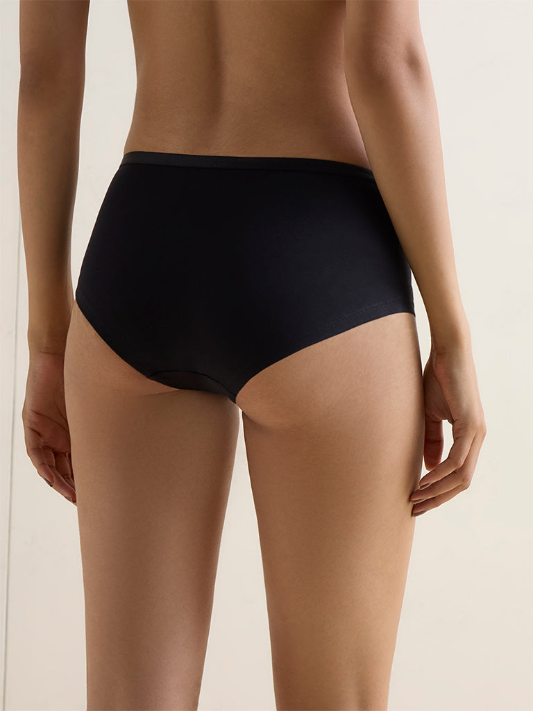Wunderlove 3-Pack Solid Low-Rise Cotton-Blend Briefs