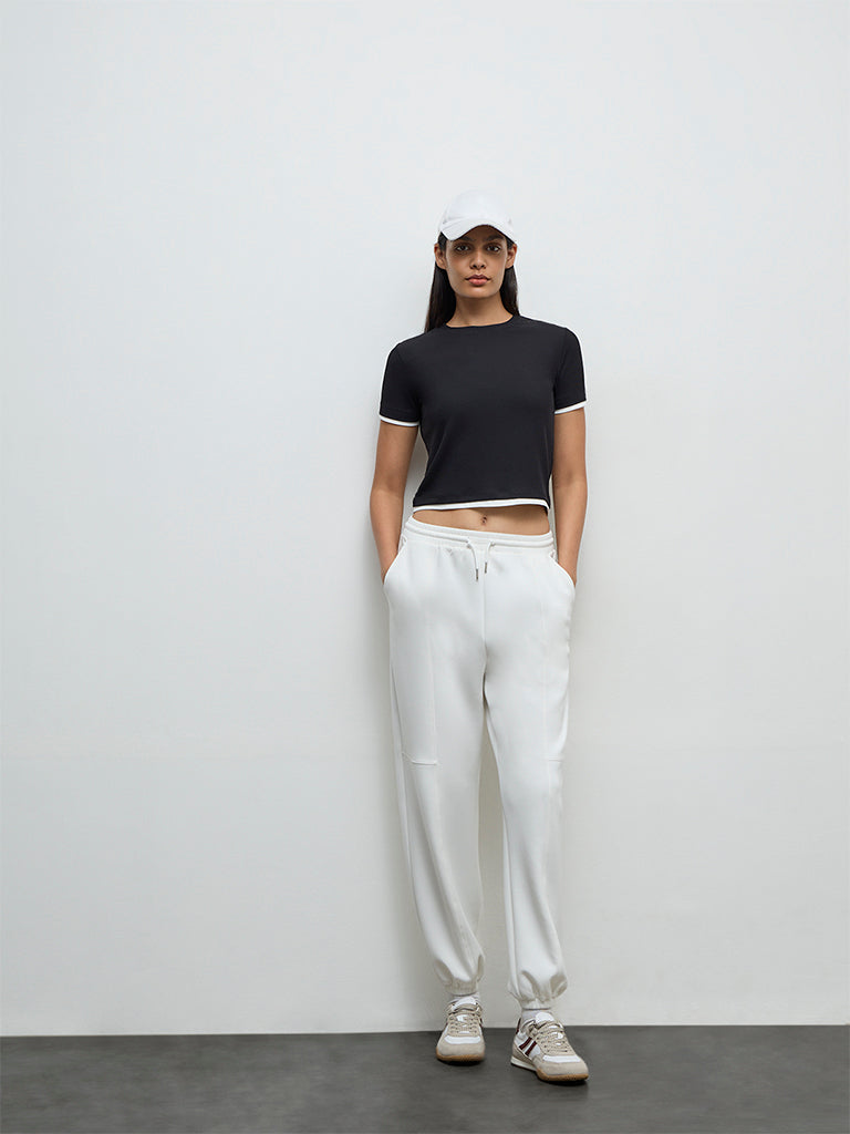 Nuoflexx Black Ribbed T-Shirt