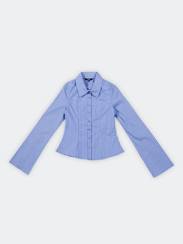 Nuon Blue Striped Shirt