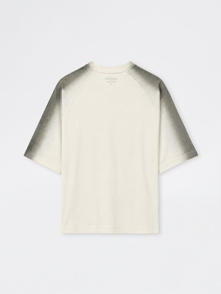 Nuon Off-White Text-Printed Oversized-Fit Cotton T-Shirt