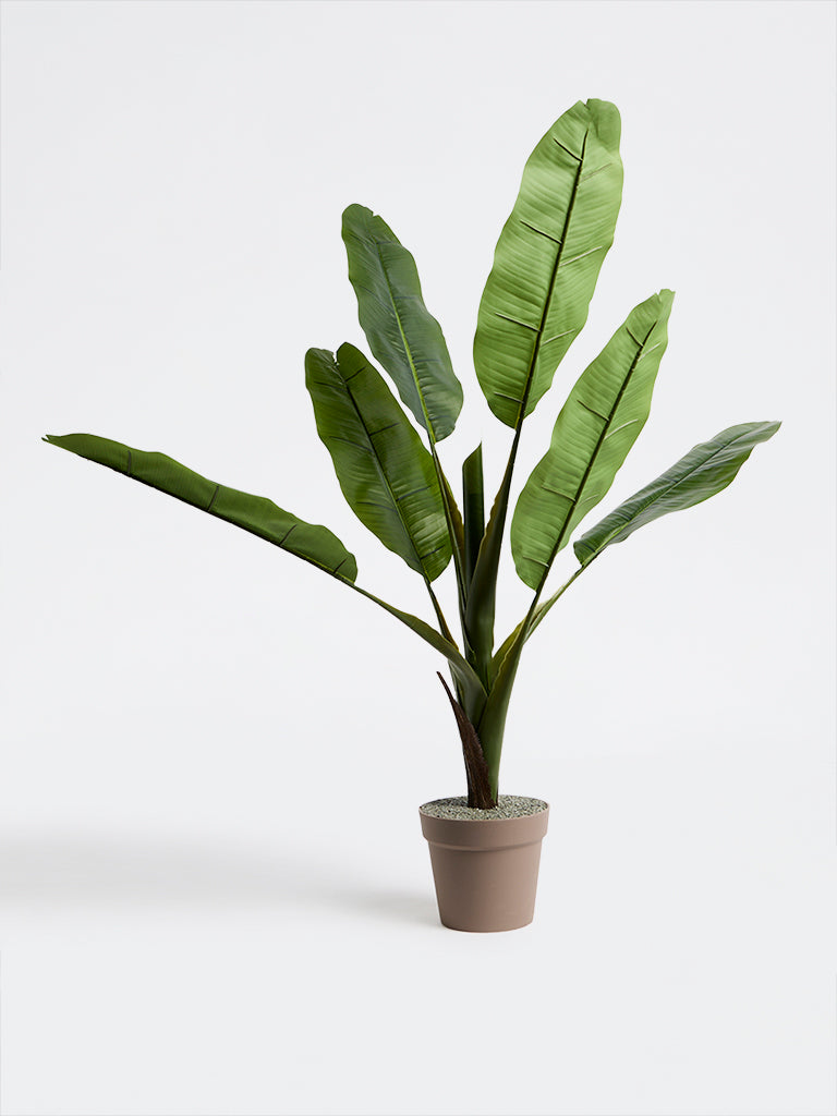Westside Home Green Artificial Banana Plant