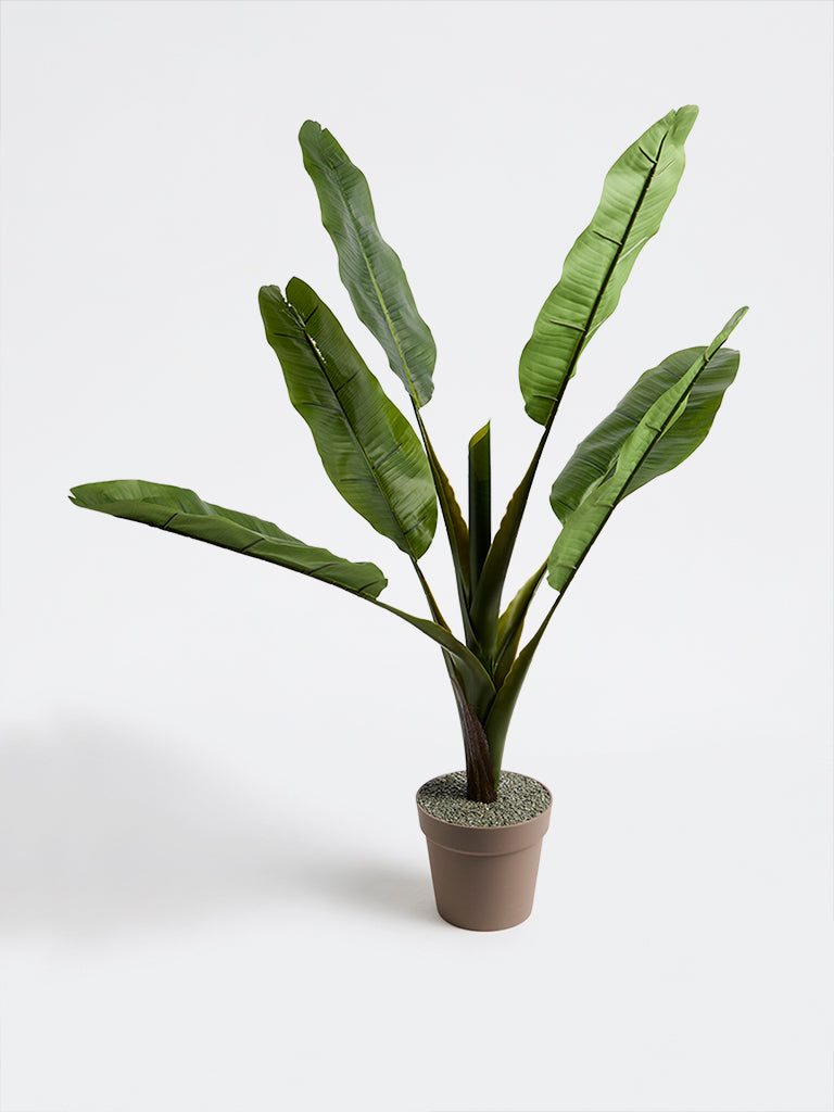 Westside Home Green Artificial Banana Plant