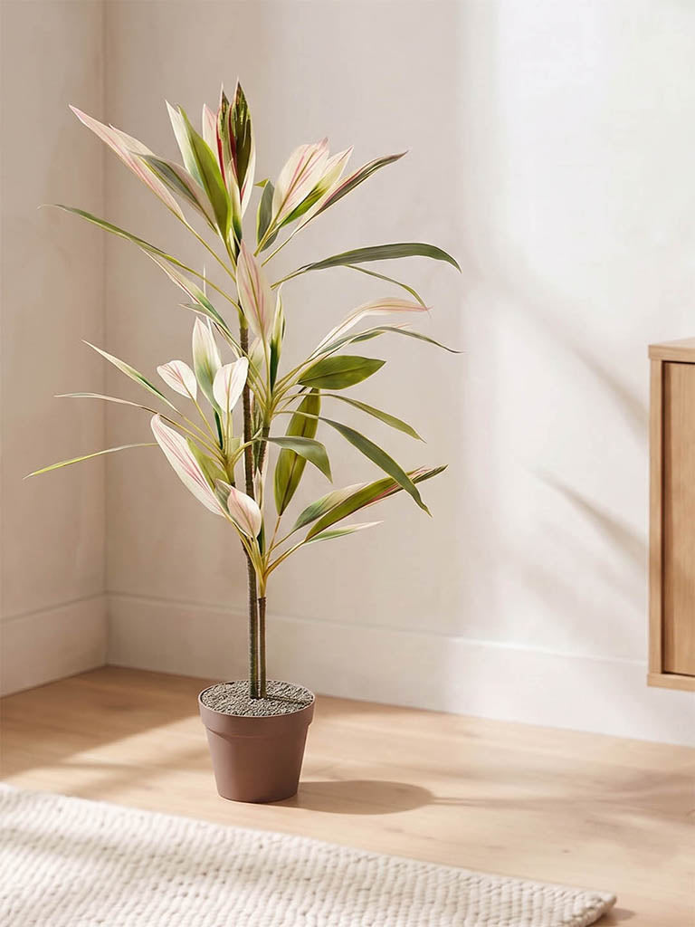 Westside Home Green Artificial Dracaena Plant