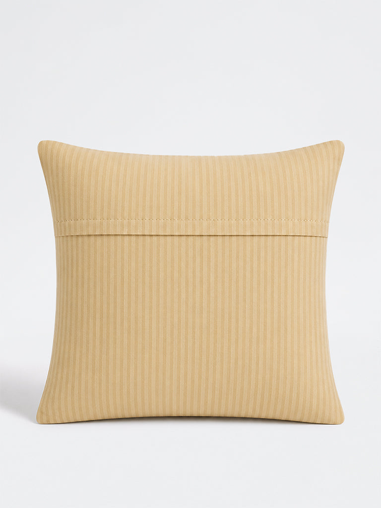Westside Home Green Botanical Embossed Cushion Cover