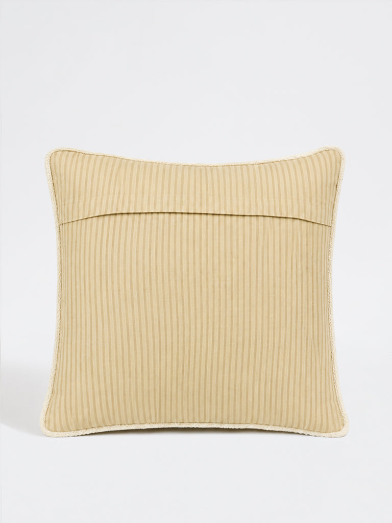 Westside Home Taupe Ruched Cushion Cover