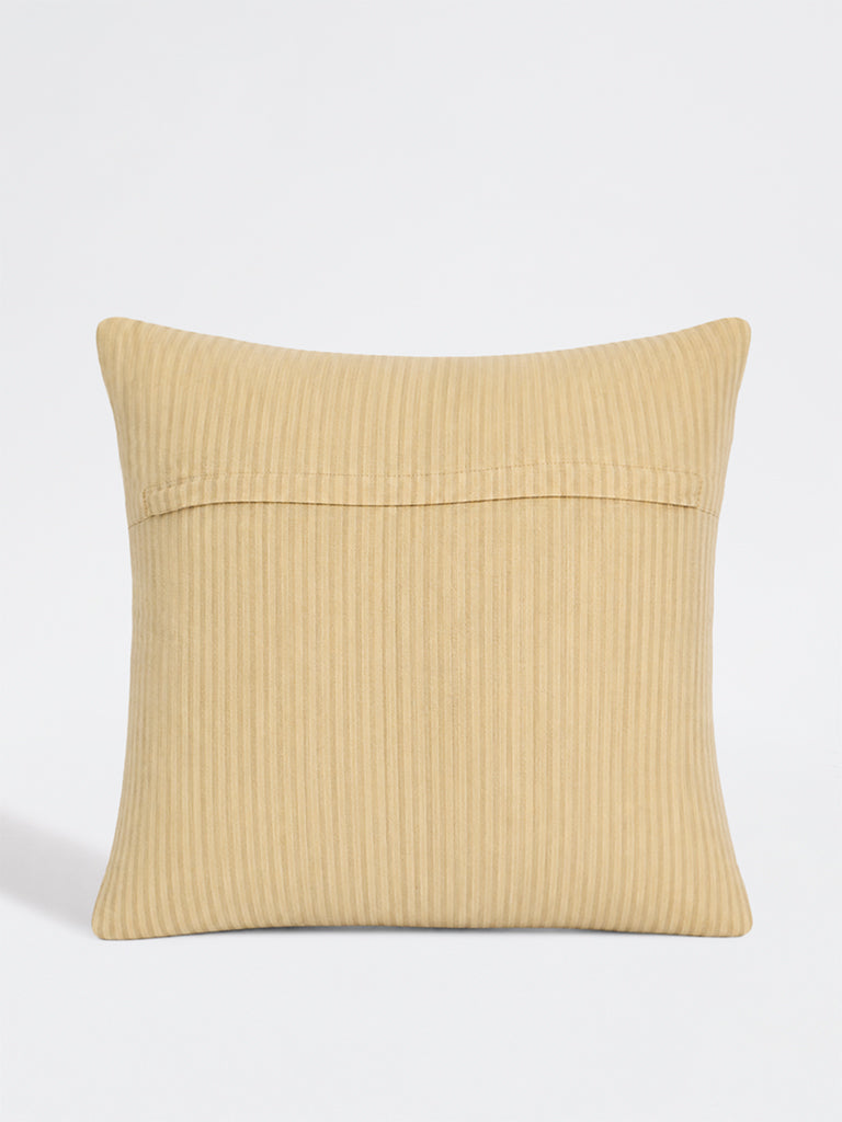 Westside Home Taupe Fleece-Textured Cushion Cover
