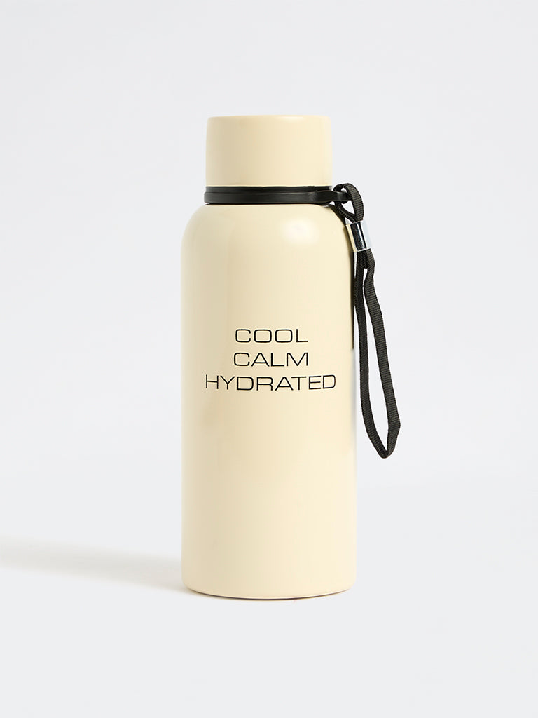 Westside Home Ivory Text Design Water Bottle - 500ml