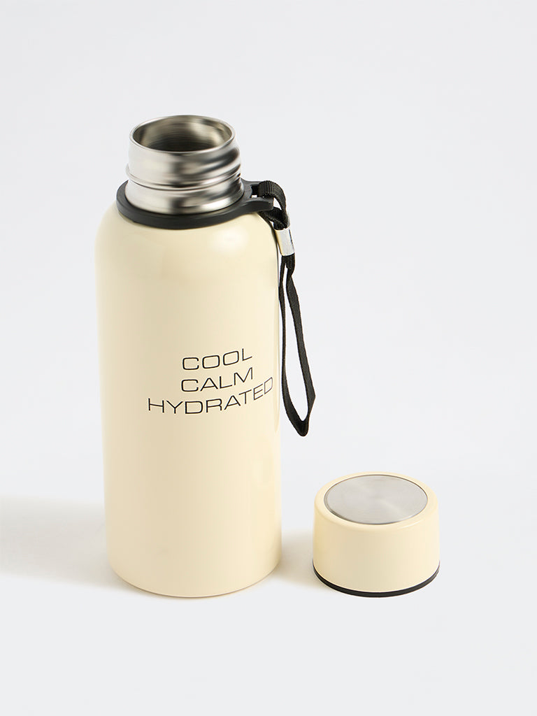 Westside Home Ivory Text Design Water Bottle - 500ml