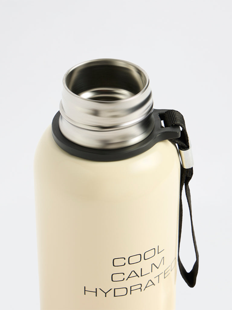 Westside Home Ivory Text Design Water Bottle - 500ml