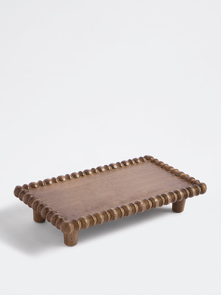 Westside Home Brown Wooden Riser