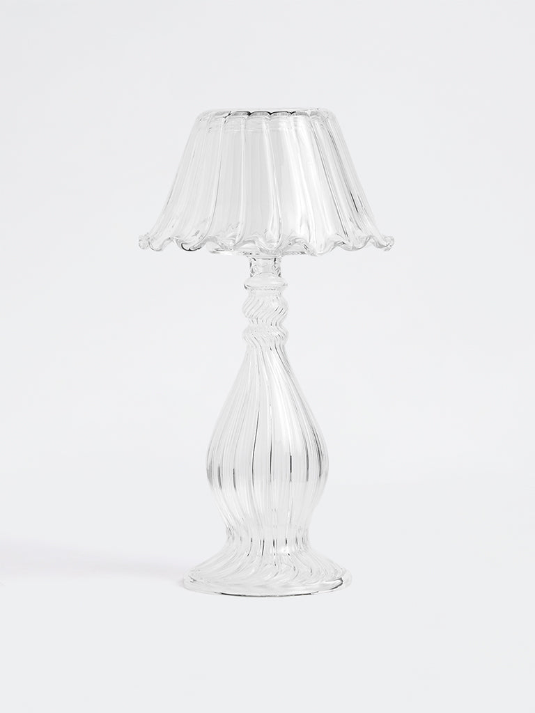 Westside Home Glass Table Lamp Design Candle Holder