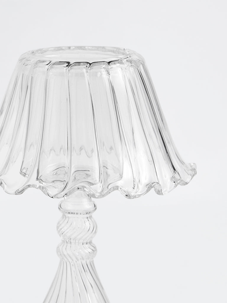Westside Home Glass Table Lamp Design Candle Holder