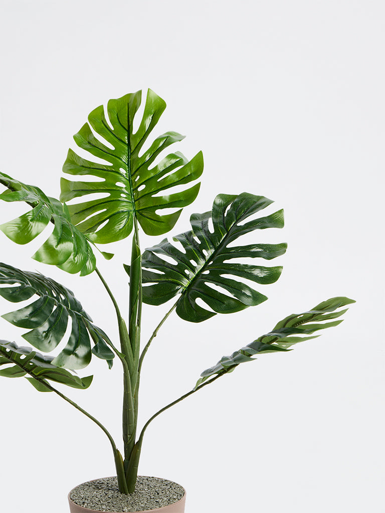Westside Home Green Artificial Monstera Plant