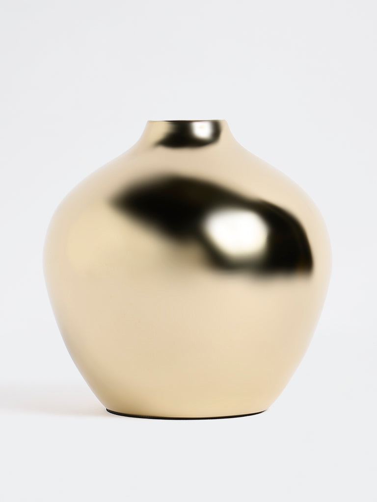 Westside Home Gold Metal Bud Vase