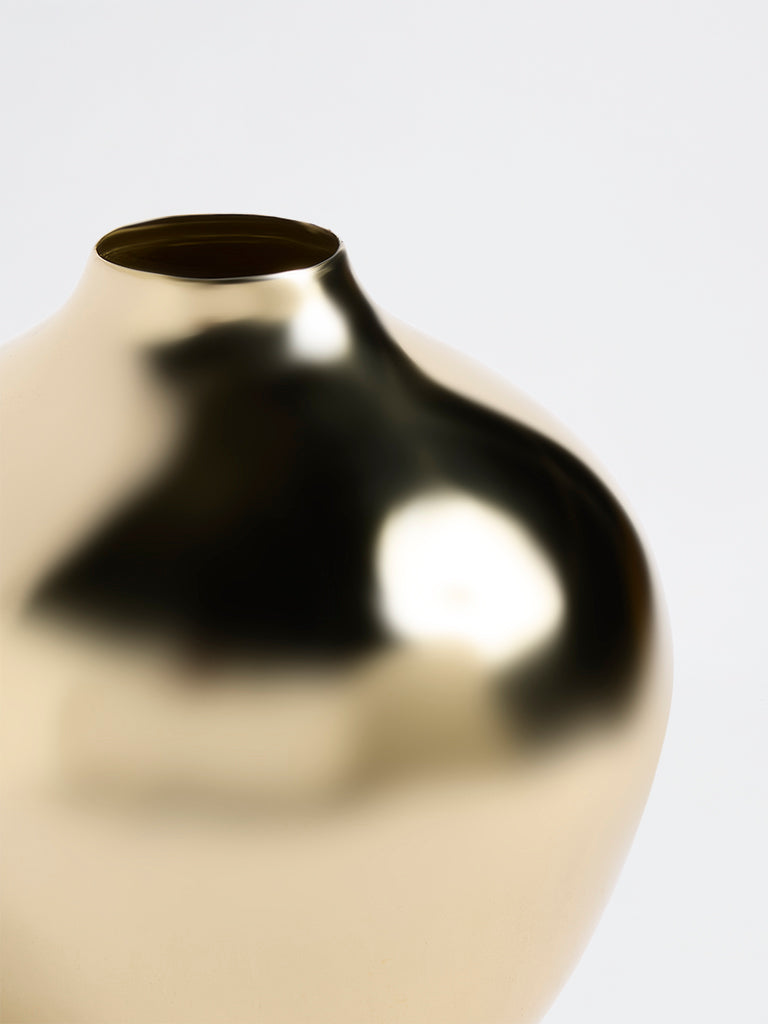 Westside Home Gold Metal Bud Vase