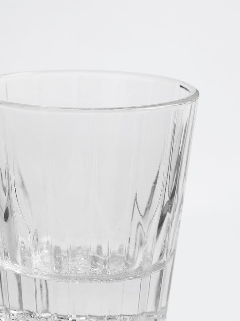 Westside Home Clear Faceted Whiskey Glass