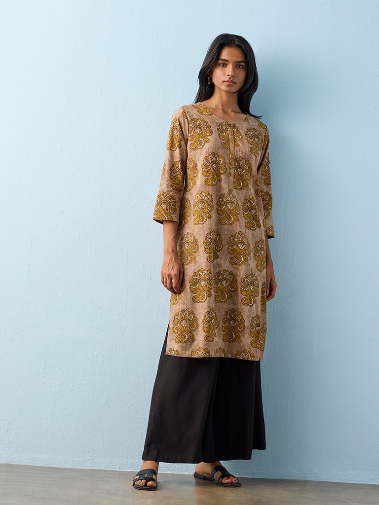 Utsa Black Solid Palazzos