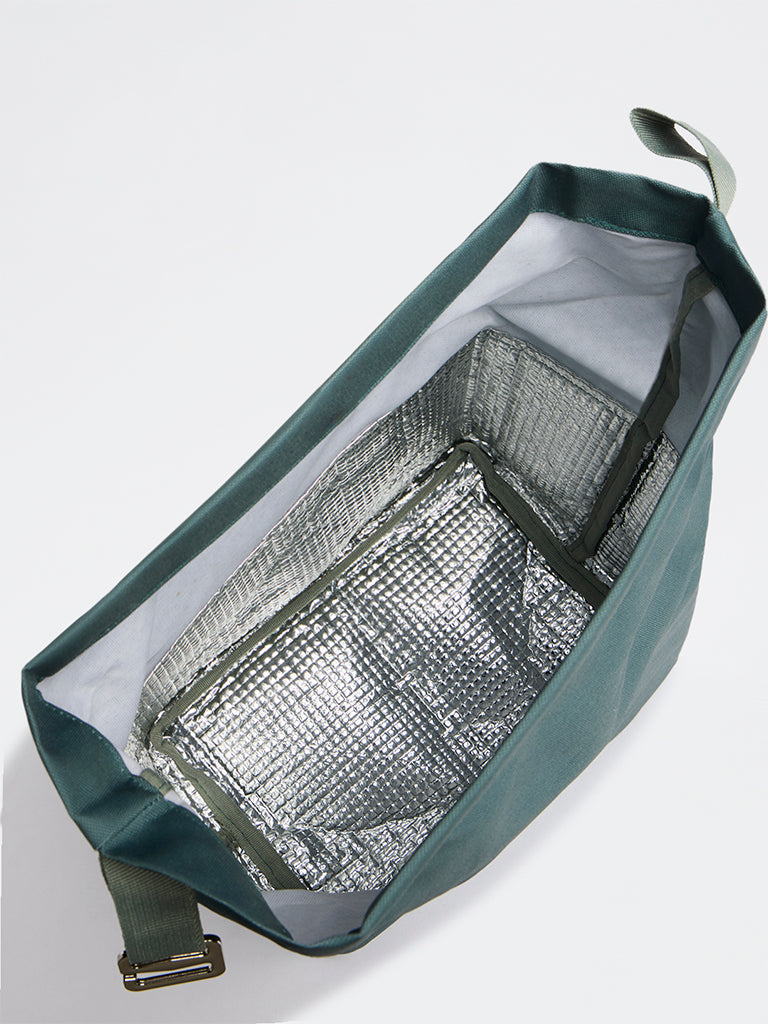 Westside Home Teal Foldable Lunch Bag