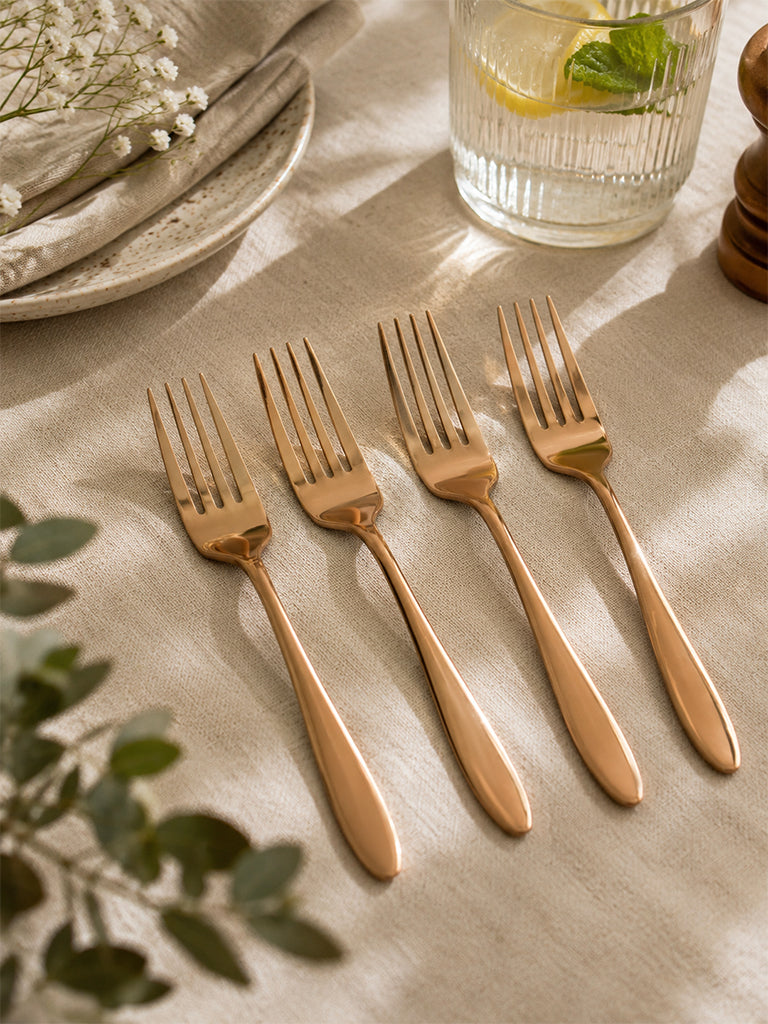 Westside Home Copper Forks - Set of 4
