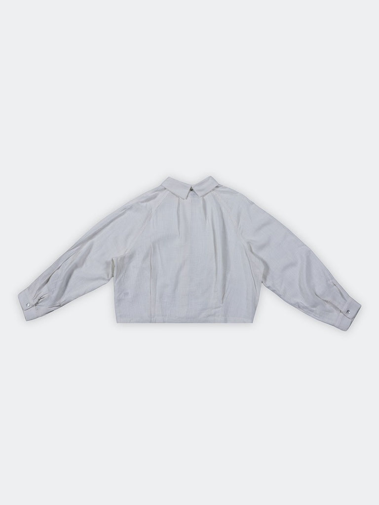 LOV Off-White Solid Shirt