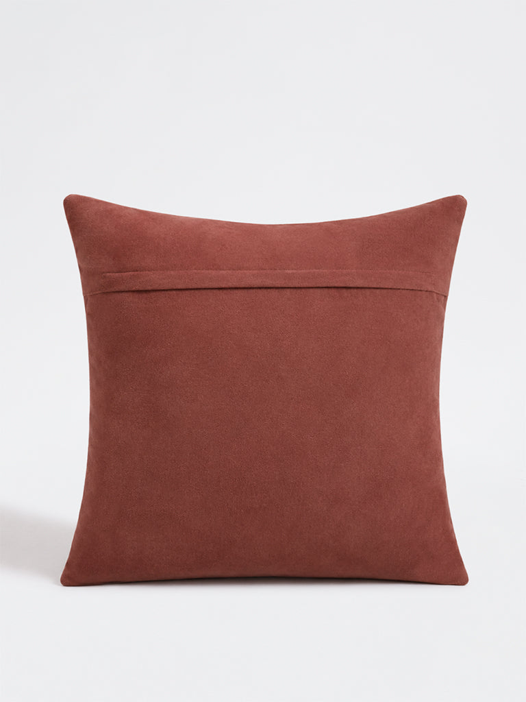 Westside Home Rust Bow Design Cushion Cover