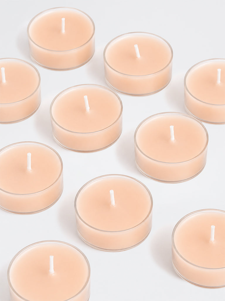 Westside Home Peach Tealight Candles - Pack of 16