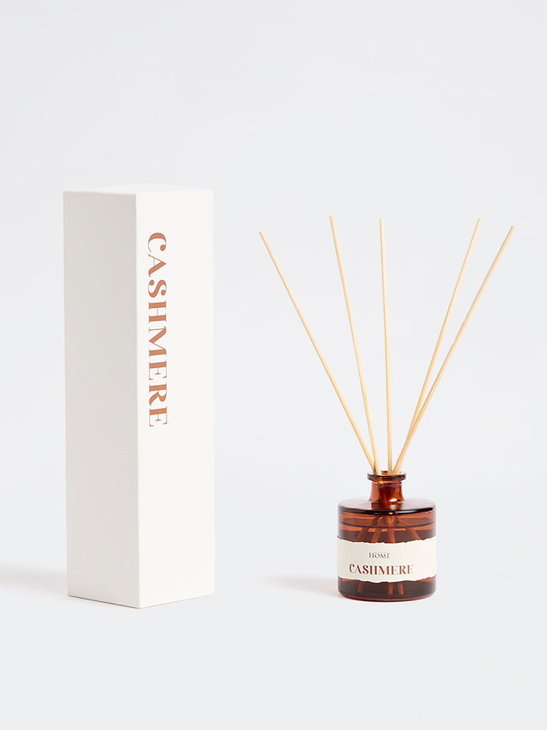 Westside Home Cashmere Glass Diffuser with Five Reed Sticks