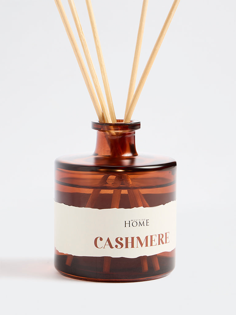 Westside Home Cashmere Glass Diffuser with Five Reed Sticks