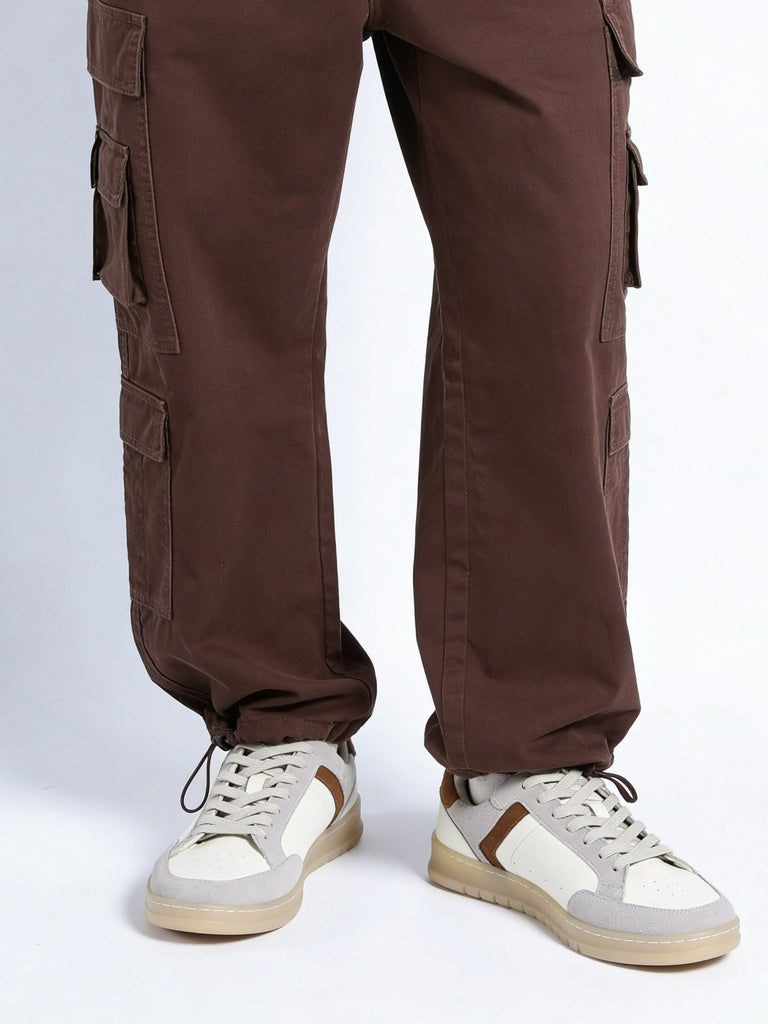 SOLEPLAY Beige Suede Lace Up Sneakers