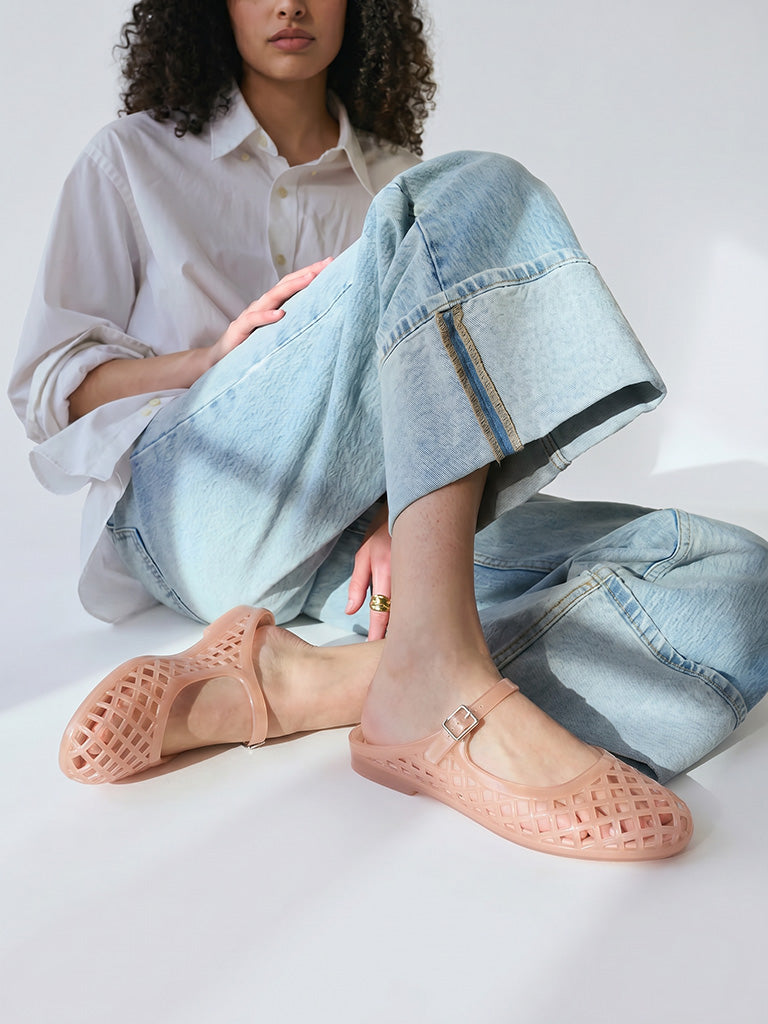 LUNA BLU Pink Mary Jane Shoes