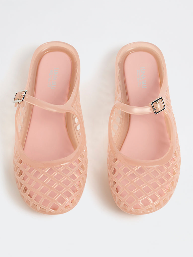 LUNA BLU Pink Mary Jane Shoes