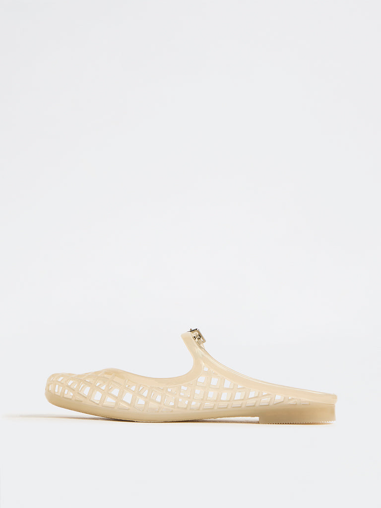 LUNA BLU Beige Mary Jane Shoes