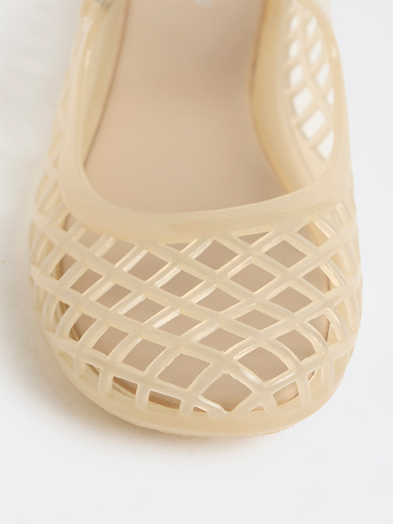 LUNA BLU Beige Mary Jane Shoes