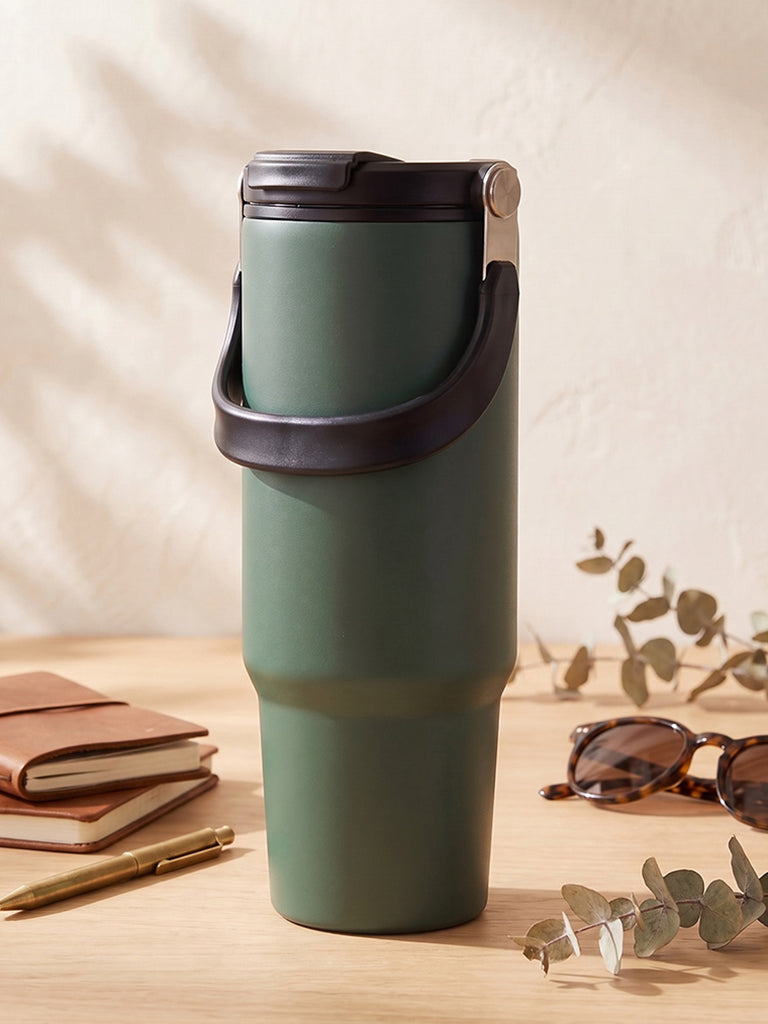 Westside Home Dark Green Tumbler with Carry Handle