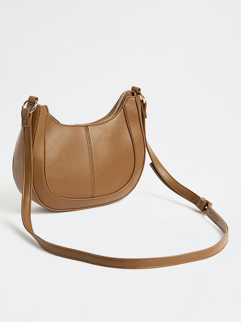 Westside Brown Moon Sling Bag