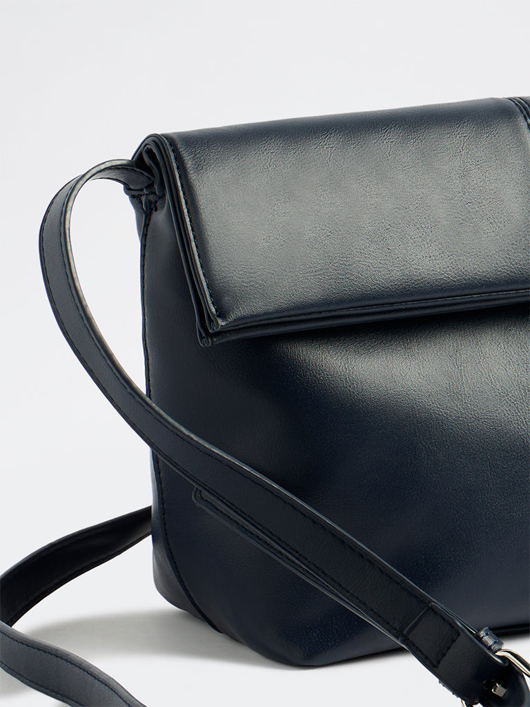 Westside Navy Folded Sling Bag