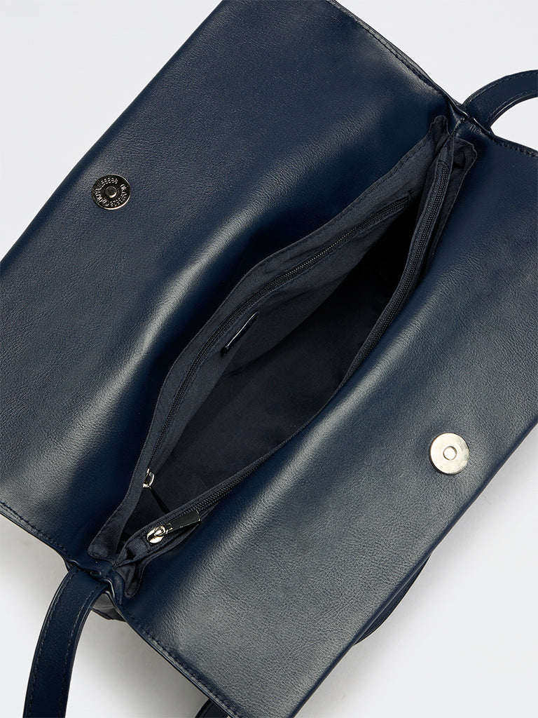 Westside Navy Folded Sling Bag