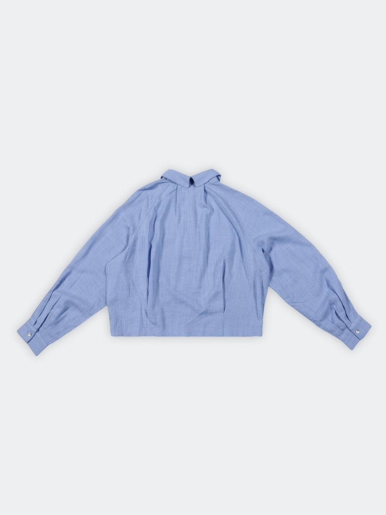 LOV Light Blue Solid Shirt