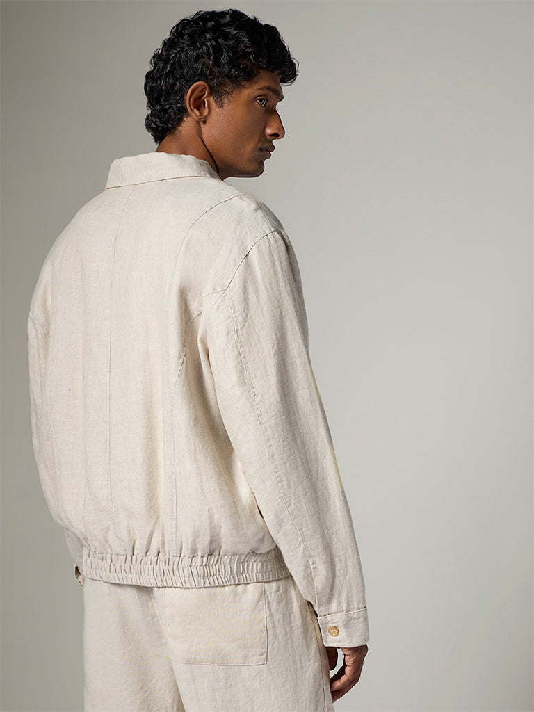 Ascot  Off-White Relaxed-Fit Jacket