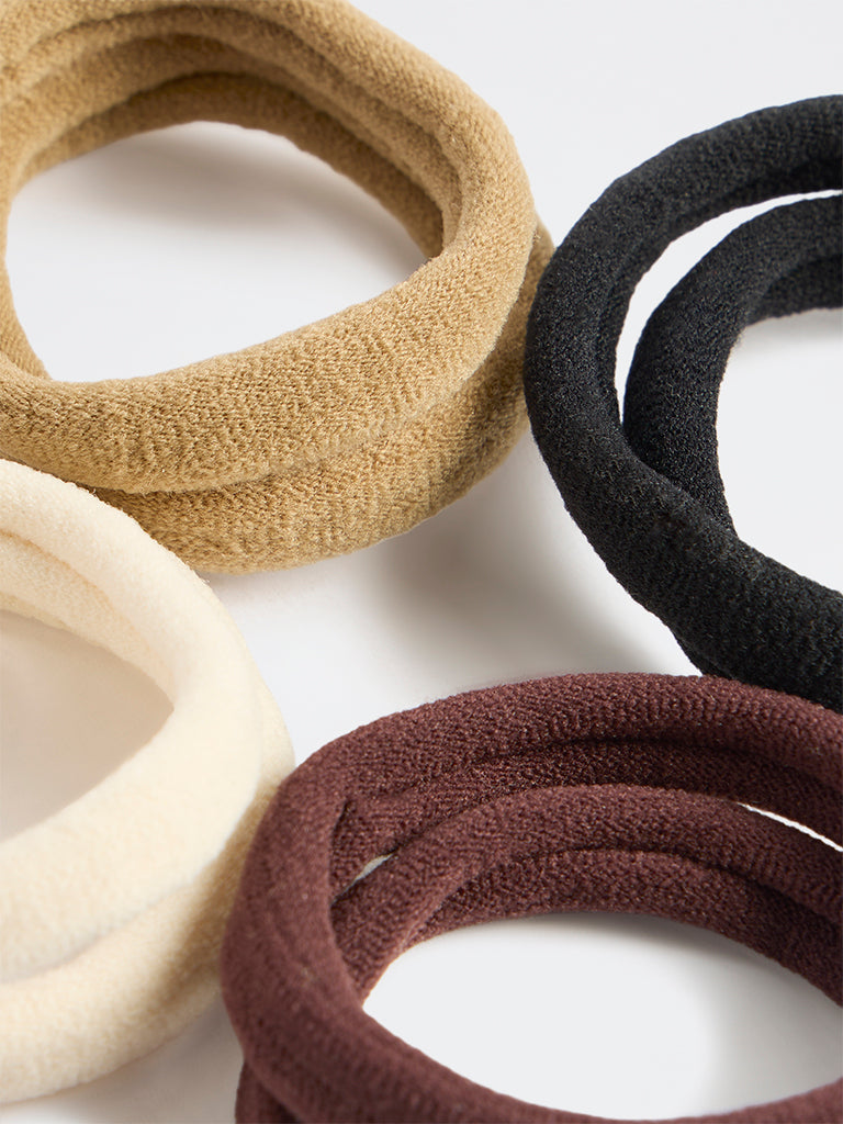 Westside Accessories Brown Ombre Hair Ties - Pack of 8