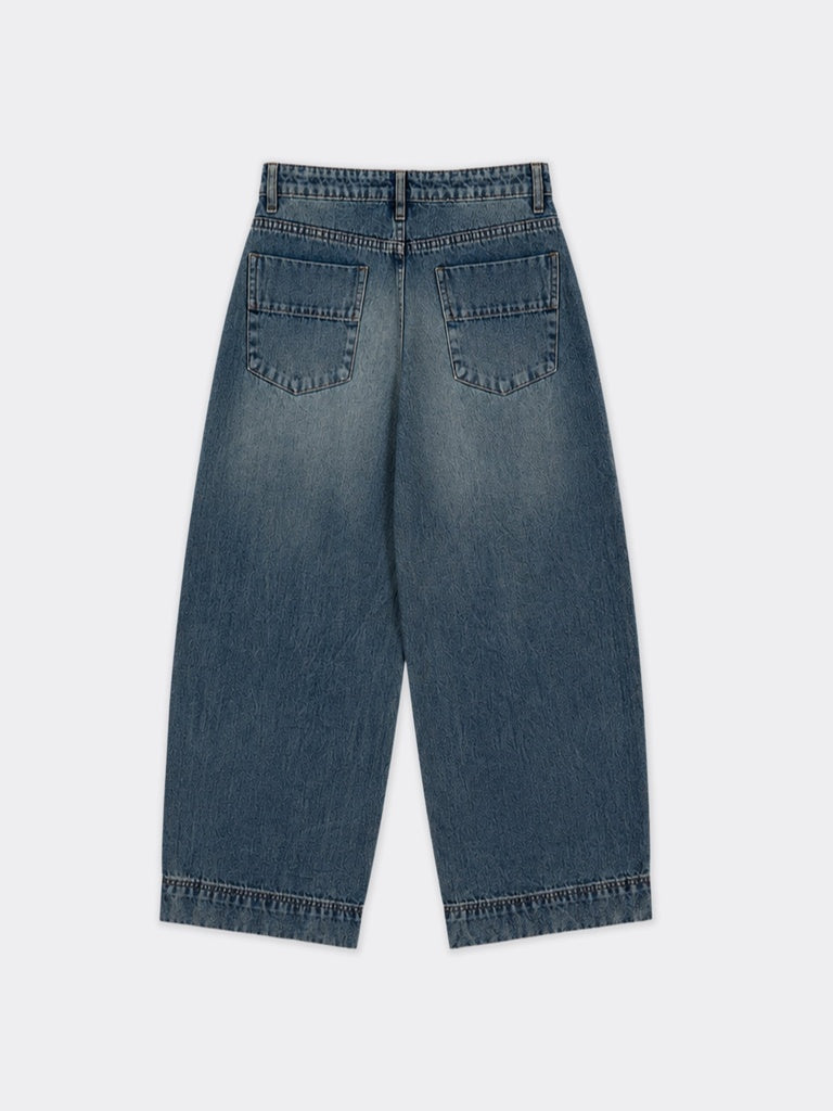 Nuon Blue Mid-Wash High-Rise Jeans