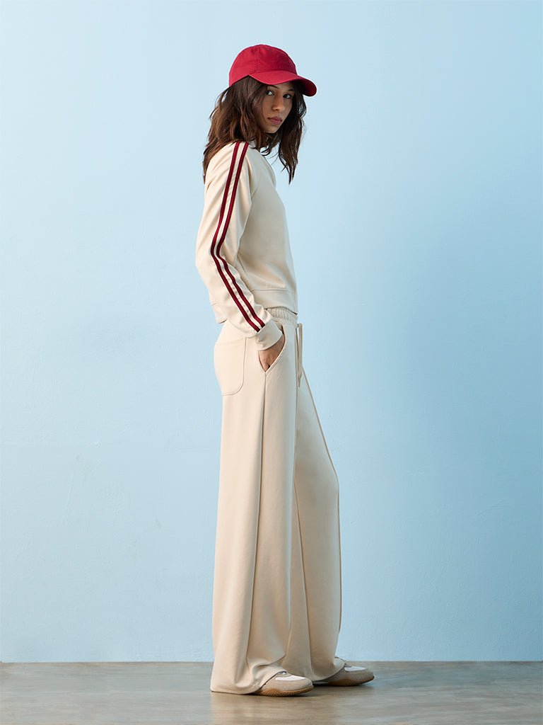 Nuoflexx Cream Striped Jacket